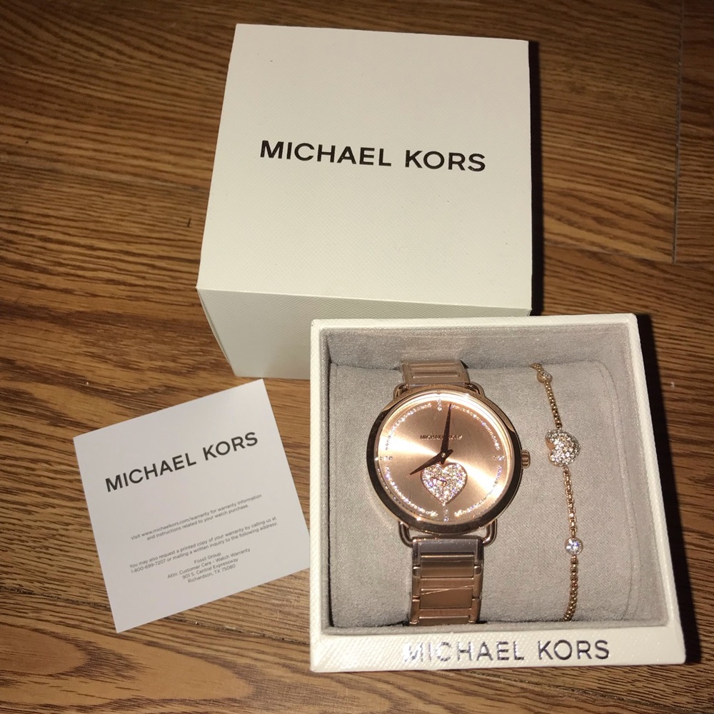 MICHAEL KORS | rose gold watch